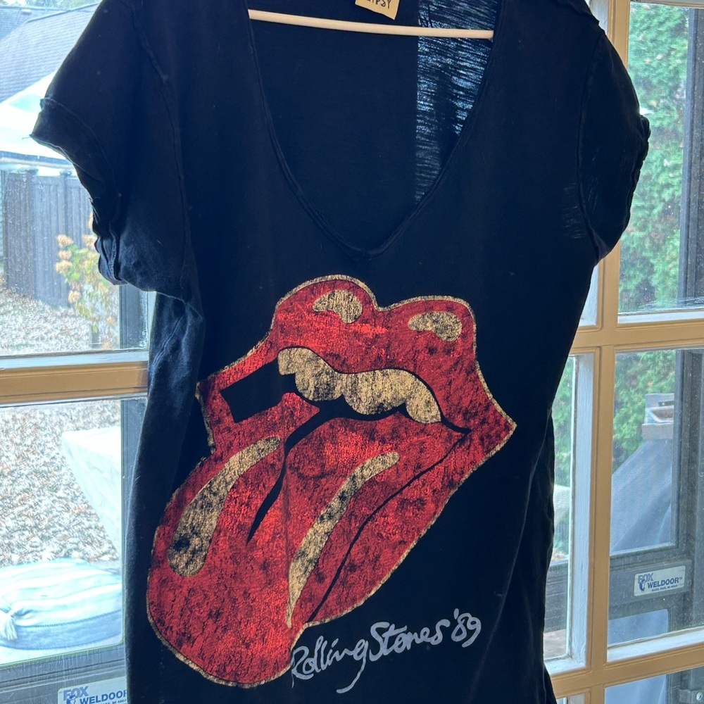 Rolling Stones Black Graphic Tee